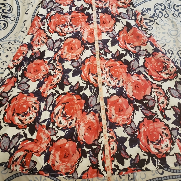 London Times Petite Coral Dress - Picture 11 of 15